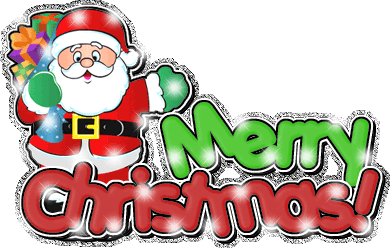 merry christmas from santa Myspace Comment Graphics