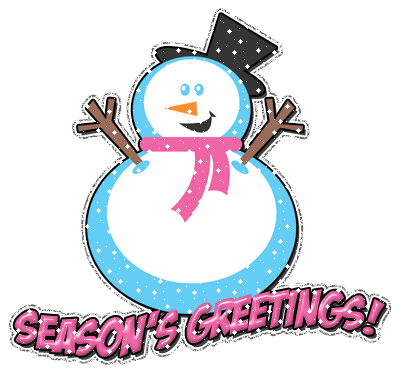 seasons greetings snowman Myspace Comment Graphics